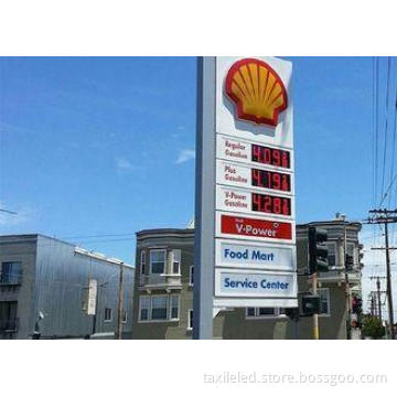 Wireless Digital  LED Gas Price Signs Convenient For Remote